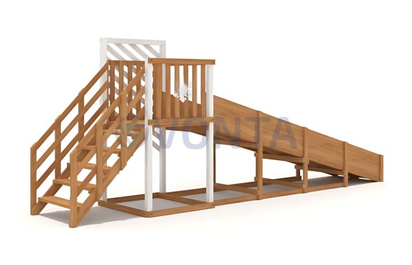 Зимняя горка IgraGrad Snow Fox скат 5 м мод.2