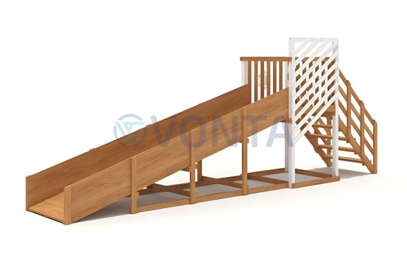 Зимняя горка IgraGrad Snow Fox скат 5 м мод.2