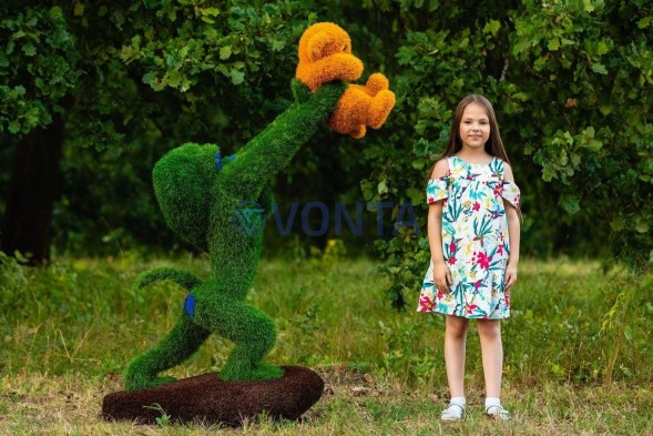 Топиари обезьяна Сани — газон Eco