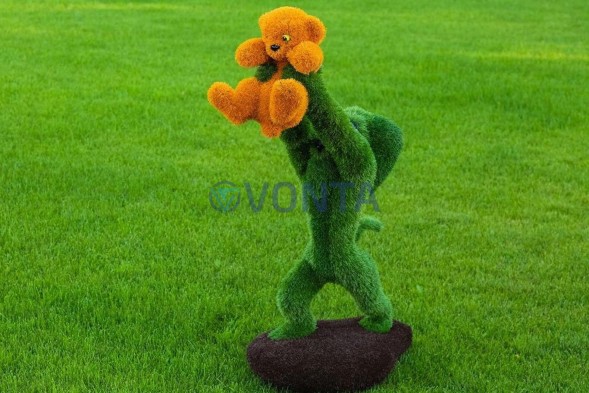 Топиари обезьяна Сани — газон Eco