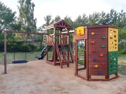 Детская площадка IgraGrad Панда Фани Gride с WorkOut