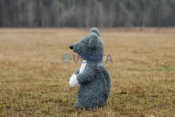 Топиари мышка Пипа серая — газон Eco