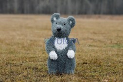 Топиари мышка Пипа серая — газон Eco