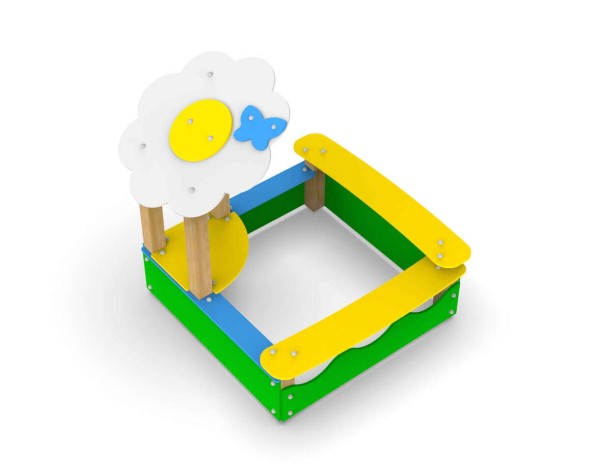 Песочница с навесом «Лужок», 352.03 исп.4