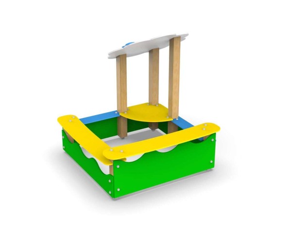 Песочница с навесом «Лужок», 352.03 исп.4