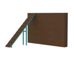 Забор с наклонной доской, 625.02.01
