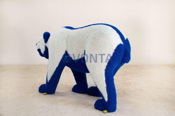 Топиари медведь-логотип Единая Россия — газон Eco