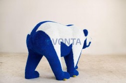 Топиари медведь-логотип Единая Россия — газон Eco