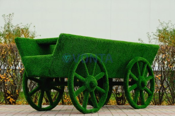 Топиари телега, модель № 2 — газон Eco