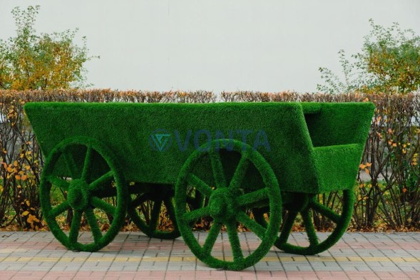 Топиари телега, модель № 2 — газон Eco