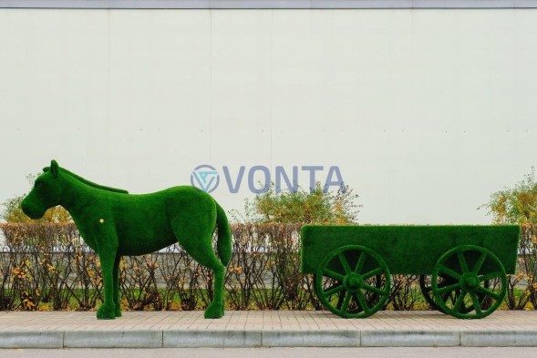 Топиари телега, модель № 2 — газон Eco