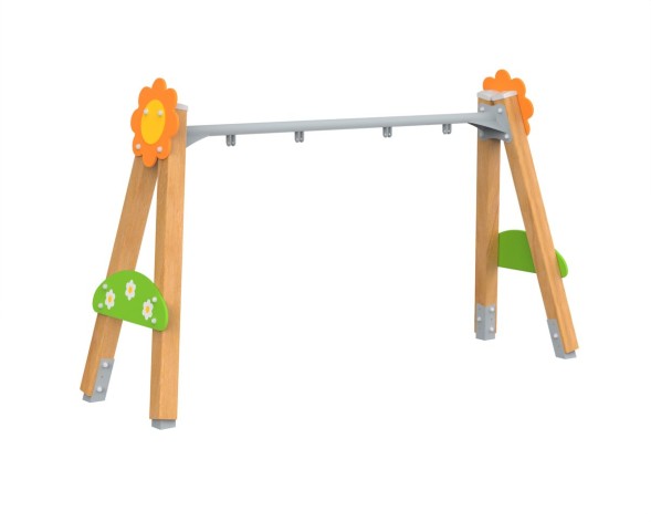 Качели на брусе «Малыш» двойные, 420.13