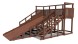 Зимняя деревянная горка Custwood Winter W6 (2 лестницы, скат 4,3 м)