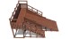 Зимняя деревянная горка Custwood Winter W6 (2 лестницы, скат 4,3 м)