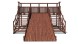 Зимняя деревянная горка Custwood Winter W6 (2 лестницы, скат 4,3 м)