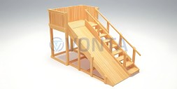 Зимняя горка Савушка Зима Wood-3