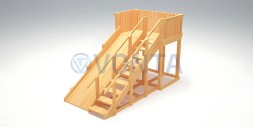 Зимняя горка Савушка Зима Wood-3