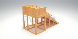 Зимняя горка Савушка Зима Wood-3