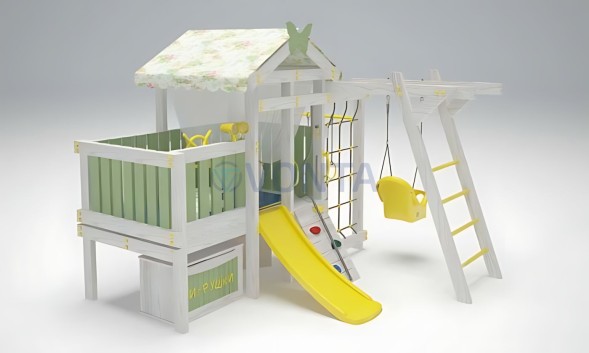 Игровой комплекс Савушка Baby 2 оливковый