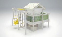 Игровой комплекс Савушка Baby 2 оливковый