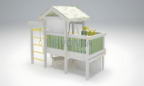 Игровой комплекс Савушка Baby 2 оливковый