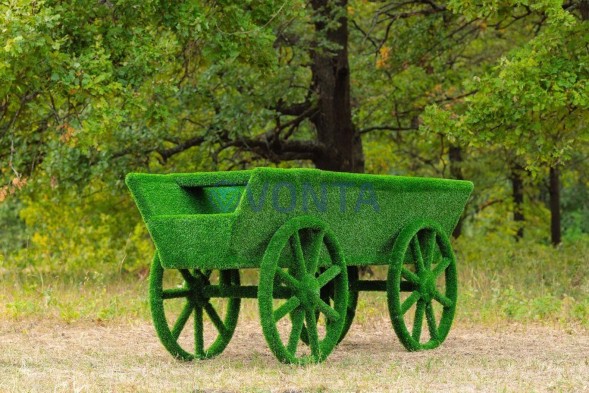 Топиари телега — газон Eco