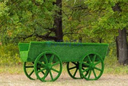 Топиари телега — газон Eco