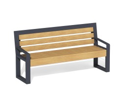 Скамья со спинкой “Дели”, ПМ-37