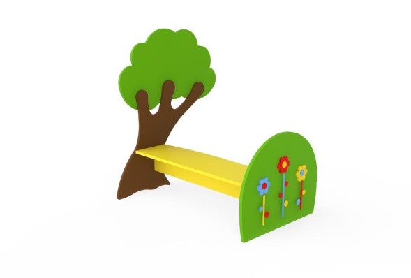 Лавочка «Дубок» с песочными часами