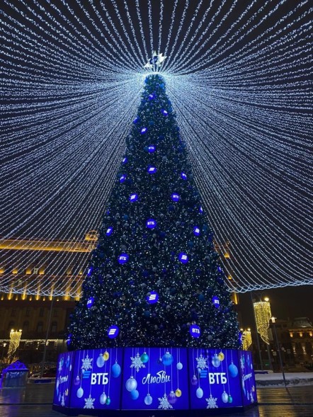 Ель каркасная «Светодинамическая Уральская» - 13 м