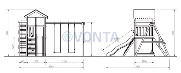 Детская площадка Савушка Мастер 5