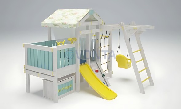 Игровой комплекс Савушка Baby 2 голубой