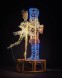 Светодиодная фигура Щелкунчик и балерина 200 см.