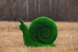 Топиари улитка садовая, h=70 см- газон Eco
