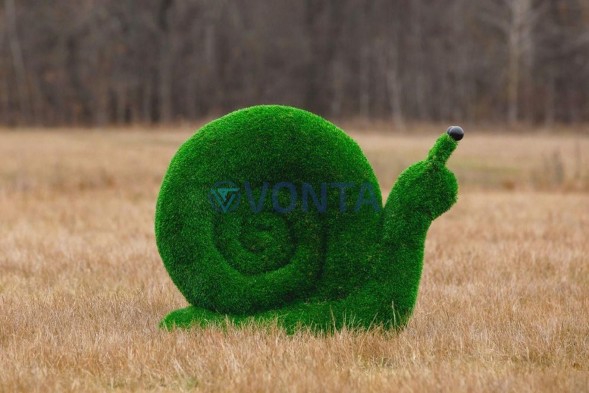 Топиари улитка садовая, h=70 см- газон Eco