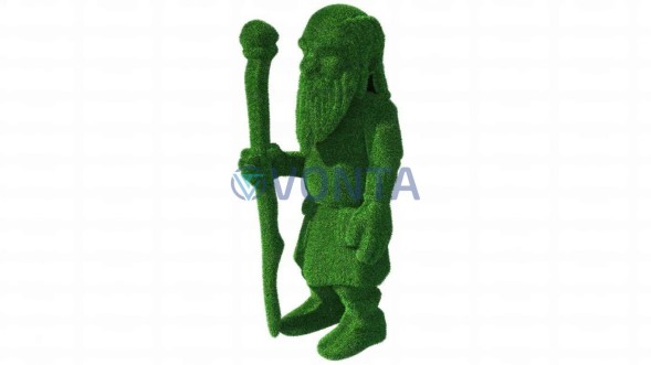 Топиари старец, h=160см — газон Eco