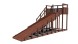 Зимняя деревянная горка Custwood Winter W7 (лестница сбоку, скат 6 м)