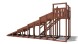 Зимняя деревянная горка Custwood Winter W7 (лестница сбоку, скат 6 м)