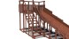 Зимняя деревянная горка Custwood Winter W7 (лестница сбоку, скат 6 м)