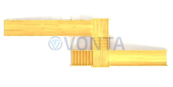 Зимняя горка Савушка Зима Wood-7/1