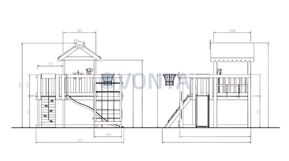 Детская площадка Савушка Baby play 8
