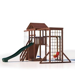 Детская деревянная игровая площадка для улицы дачи CustWood Active 3