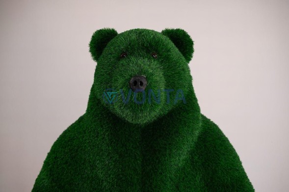 Топиари медведь цирковой, h=200см — газон Deluxe Green