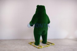 Топиари медведь цирковой, h=200см — газон Deluxe Green