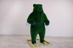 Топиари медведь цирковой, h=200см — газон Deluxe Green