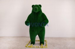 Топиари медведь цирковой, h=200см — газон Deluxe Green