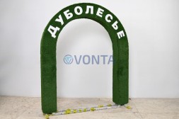 Топиари арка Дуболесье — газон Есо
