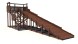 Зимняя деревянная горка Custwood Winter W8 (лестница сбоку, скат 8 м)