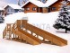 Зимняя горка IgraGrad Snow Fox скат 8 и 5 м мод.3