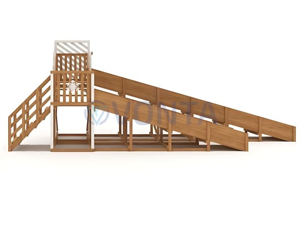 Зимняя горка IgraGrad Snow Fox скат 8 и 5 м мод.3